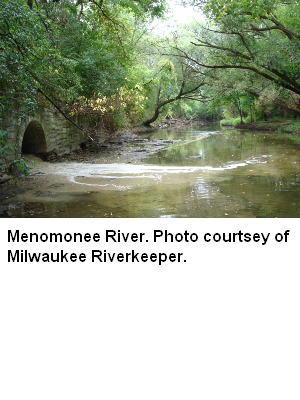 Menomonee River, Menomonee River Watershed (MI03)