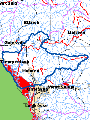 Impaired Water in Lower Black River Watershed