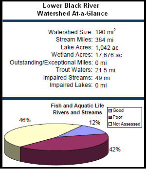 Lower Black River Watershed At-a-Glance