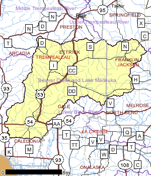 Beaver Creek and Lake Marinuka Watershed