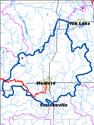 Impaired Water in Black and Little Black Rivers Watershed
