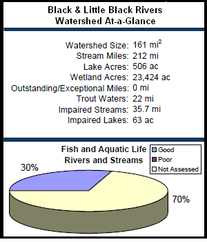 Black and Little Black Rivers Watershed At-a-Glance
