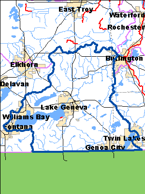 Impaired Water in White River and Nippersink Creek Watershed