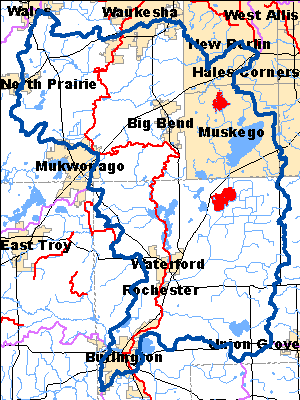 Impaired Water in Middle Fox River - Illinois Watershed