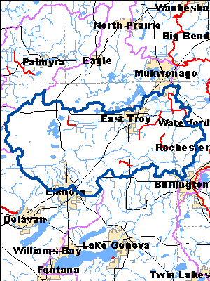 Impaired Water in Sugar and Honey Creeks Watershed