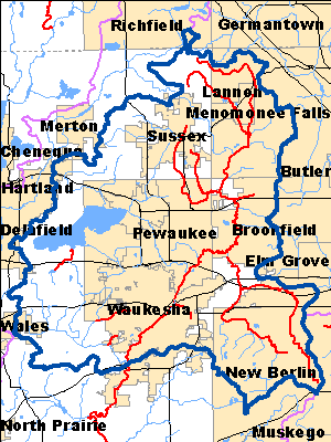 Impaired Water in Upper Fox River - Illinois Watershed