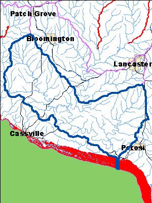 Impaired Water in Lower Grant River Watershed