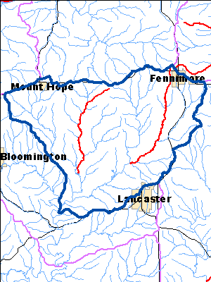 Impaired Water in Upper Grant River Watershed