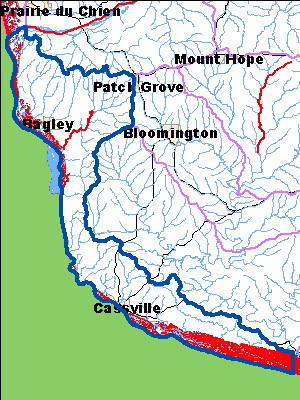 Impaired Water in Mississippi River Watershed