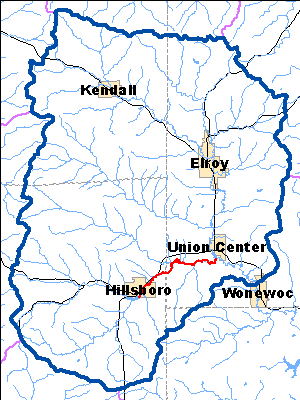 Impaired Water in Seymour Creek and Upper Baraboo River Watershed