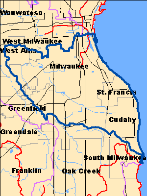 Impaired Water in Kinnickinnic River Watershed