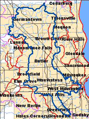 Impaired Water in Menomonee River Watershed