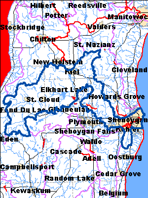 Impaired Water in Sheboygan River Watershed