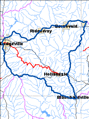 Impaired Water in Upper East Branch Pecatonica River Watershed