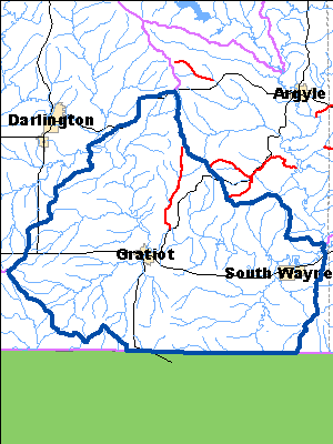 Impaired Water in Lower Pecatonica River Watershed