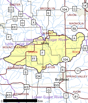 Lower Middle Sugar River Watershed