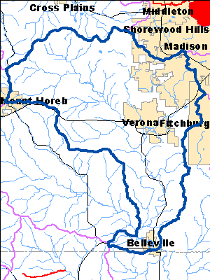 Impaired Water in Upper Sugar River Watershed