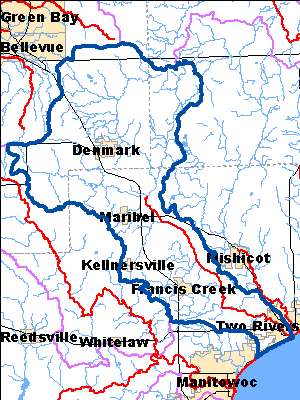 Impaired Water in West Twin River Watershed