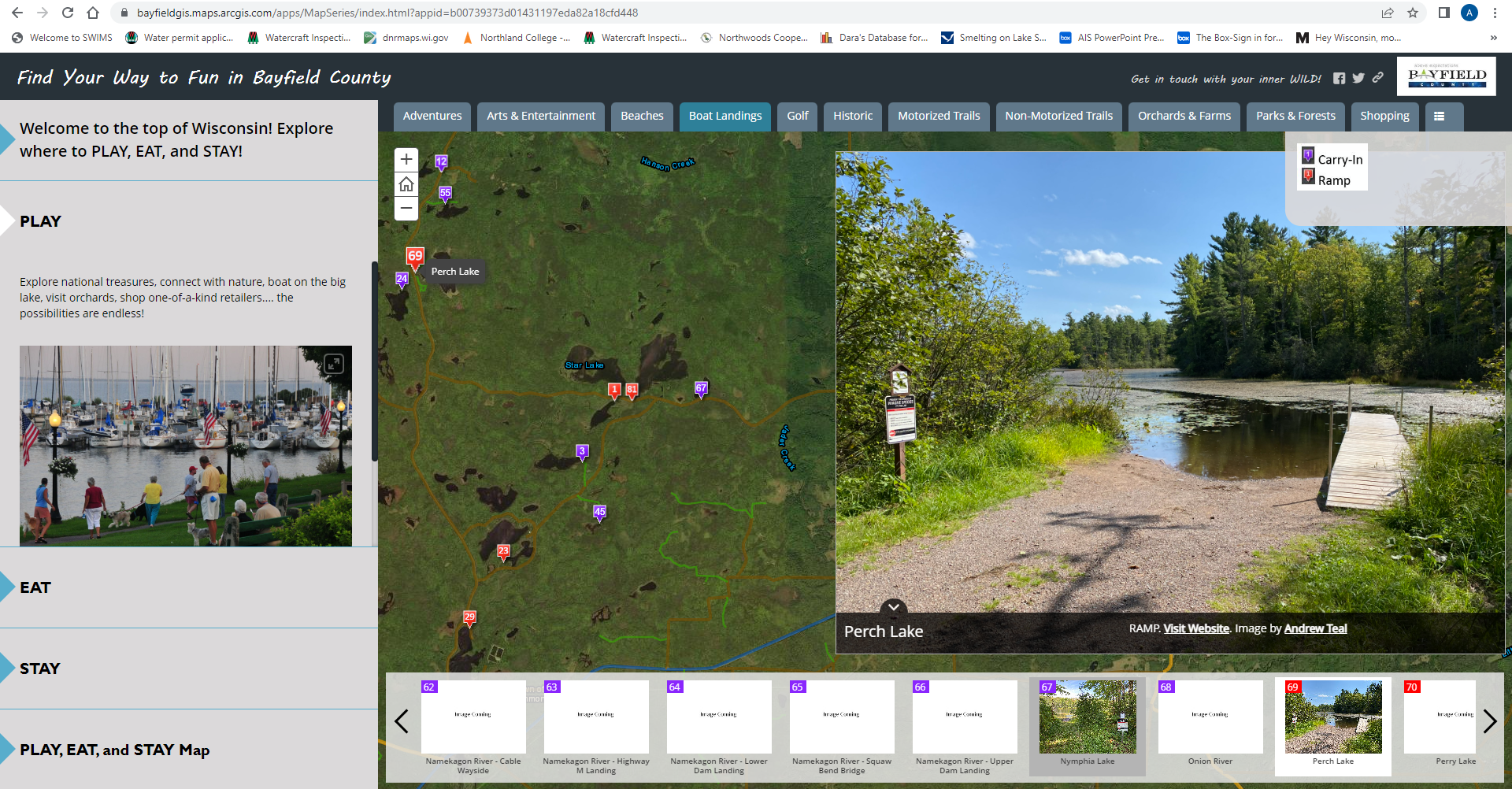 Perch Lake T45 R7w S5, White River Watershed (LS10)