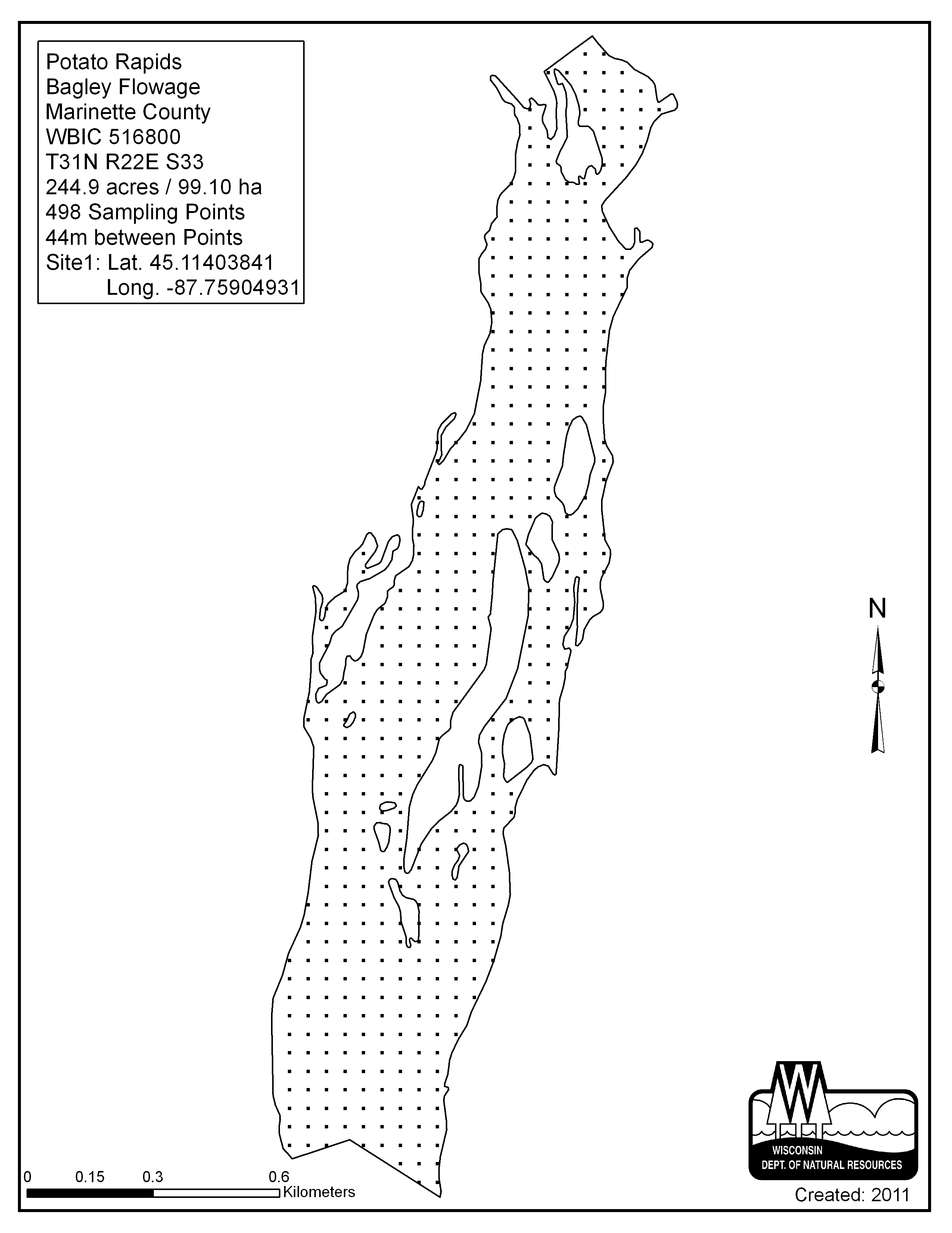 Bagley Flowage 1061 WI Fishing Reports, Maps & Hot Spots