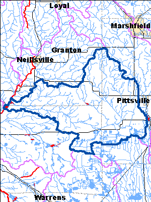 Impaired Water in East Fork Black River Watershed