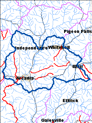 Impaired Water in Middle Trempealeau River Watershed