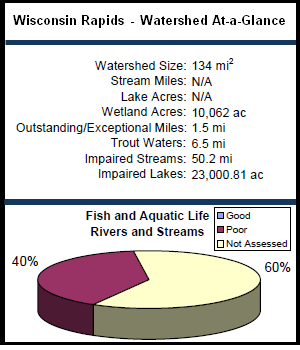 Wisconsin Rapids Watershed At-a-Glance