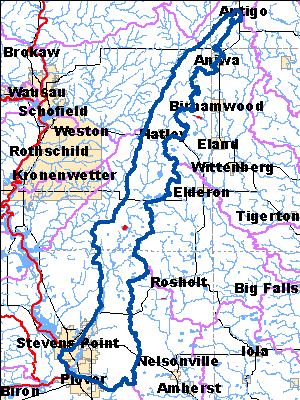 Impaired Water in Plover and Little Plover Rivers Watershed