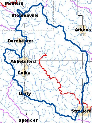 Impaired Water in Upper Big Eau Pleine River Watershed