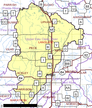 Upper Eau Claire River Watershed