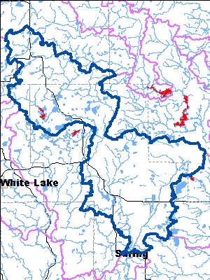 Impaired Water in Lower North Branch Oconto River Watershed