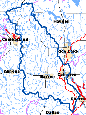 Impaired Water in Yellow River Watershed