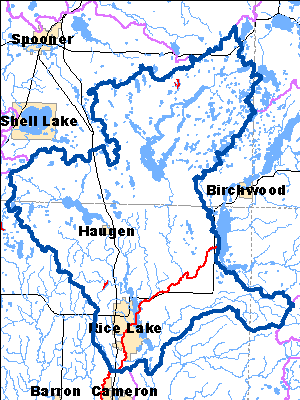 Impaired Water in Brill and Red Cedar Rivers Watershed