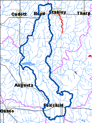 Impaired Water in Black and Hay Creeks Watershed