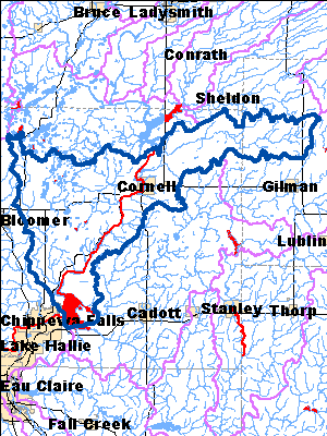 Impaired Water in McCann Creek and Fisher River Watershed
