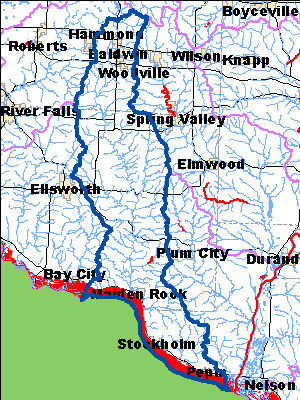Impaired Water in Rush River Watershed
