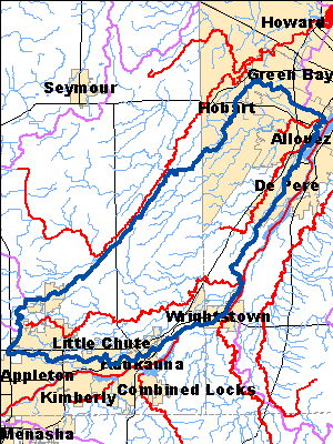 Impaired Water in Apple and Ashwaubenon Creeks Watershed