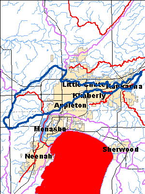 Impaired Water in Fox River - Appleton Watershed