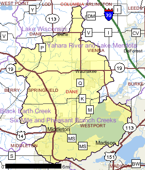 Six Mile and Pheasant Branch Creeks Watershed