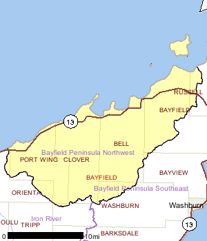 Bayfield Peninsula Northwest Watershed