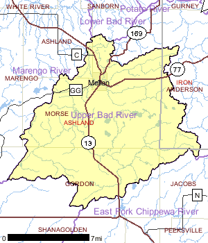 Upper Bad River Watershed
