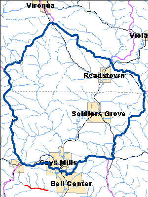 Impaired Water in Reads and Tainter Creeks Watershed