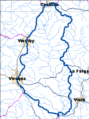 Impaired Water in West Fork Kickapoo River Watershed
