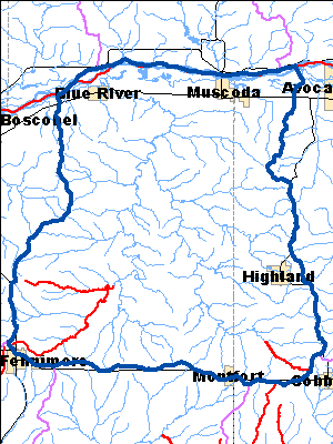 Impaired Water in Blue River Watershed