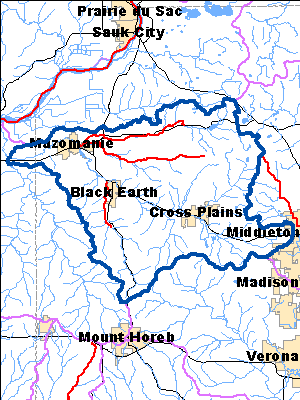 Impaired Water in Black Earth Creek Watershed