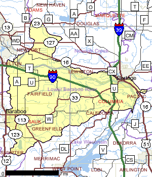 Lower Baraboo River Watershed
