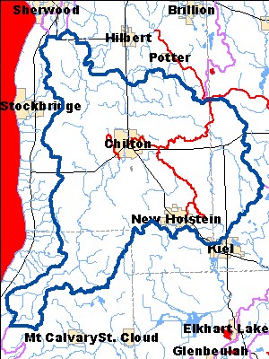 Impaired Water in South Branch Manitowoc River Watershed