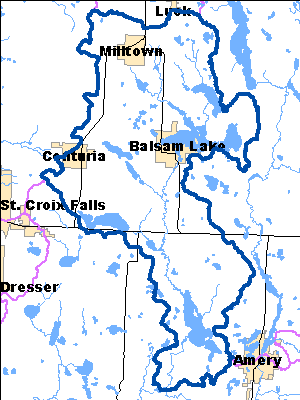 Impaired Water in Balsam Branch Watershed