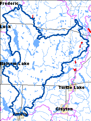 Impaired Water in Upper Apple River Watershed