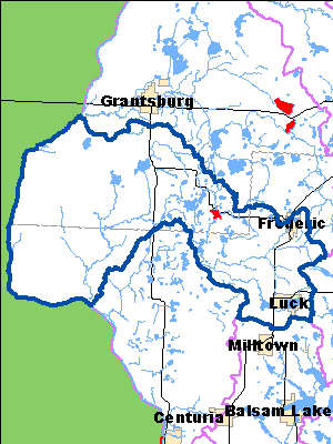 Impaired Water in Trade River Watershed